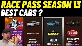 CSR2 Race pass season 13 Guide  Best Car Choices and Specs [upl. by Nerwal]