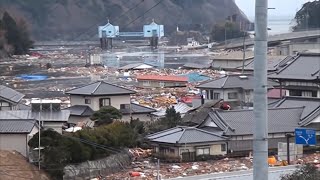 2011 Japan Tsunami  Ryori Town Ofunato Full Footage [upl. by Nnasus]