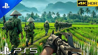 ATTACK ON VIETNAM RICE FIELD  Realistic Ultra Graphics Gameplay Call Of Duty Cold War 4K 60FPS [upl. by Hightower]