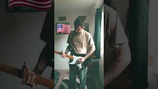 Razorlight  America 🇺🇲📺🎸 Guitar cover backingtrack upallnight modernclassic playalong indie [upl. by Trista]