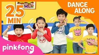 Five Little Monkeys and more  Best Kids Dance Along  Compilation  Pinkfong Songs for Children [upl. by Nitsyrk]