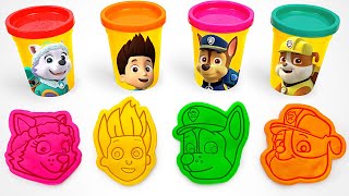 Colorful Creations 🌈 Learn amp Play with Paw Patrol from Play Doh for Kids [upl. by Tufts]