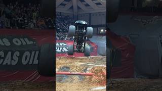 Monster Jam Raminator doing a Sky Wheelie at Macon Coliseum Monster Jam [upl. by Alveta]