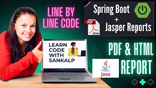 Spring Boot  Jasper Report  Example  Learn Code With Sankalp [upl. by Erleena]