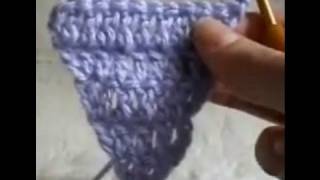 Crochet Solid Shawl Easy  Version1 Narrow version [upl. by Joelynn117]