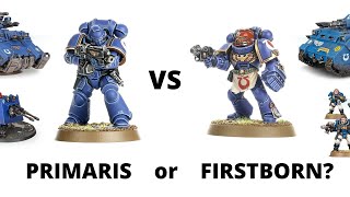 Primaris or Firstborn  Which Space Marines to Play in Warhammer 40K [upl. by Esidnak]