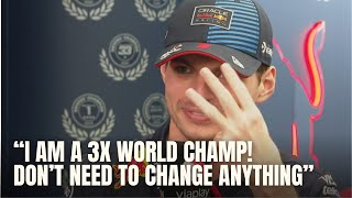 Max Verstappen MOCKING British Media for Not Showing Up in the Press Conference Brazil GP [upl. by Hanforrd]