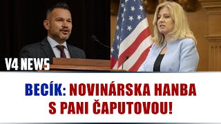 BECÍK NOVINÁRSKA HANBA S PANI ČAPUTOVOU [upl. by Lorrin]