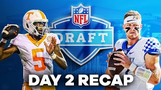 2023 NFL Draft Day 2 RECAP 2 QUARTERBACKS TAKEN Best Available Players  MORE  CBS Sports [upl. by Shiekh]