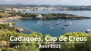 Cadaqués Cap de Creus 🇪🇸  Août 2022 drone DJI Mini [upl. by Aihsekat]