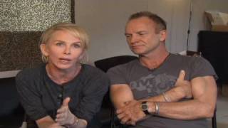 Sting Trudie Styler talk climate [upl. by Ahsaenat596]