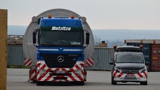 Betzitza Schwertransport  Von Bad Langensalza nach Kappeln SH [upl. by Nierman3]