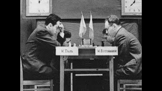 Mikhail Tals best game against Mikhail Botvinnik  Chess Championship 1960 [upl. by Ennayelhsa341]