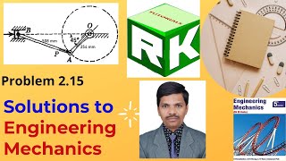 Problem 215 Solution to Engineering Mechanics Timoshenko Young Resolution of Force Component [upl. by Artekal]