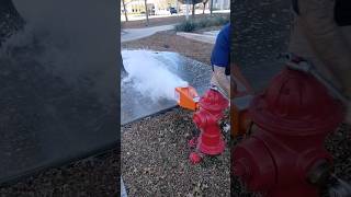 Hydrant Flow Test fireprotection construction dallas dadlife goodtimes [upl. by Inohtna]