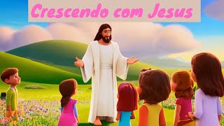 Crescendo Com Jesus  Musica Animada Infantil Gospel  Musica baby [upl. by Merwin]