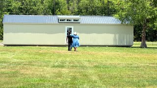 The Shed Is Finally Delivered amp We Can Start Remodeling [upl. by Anirtap818]