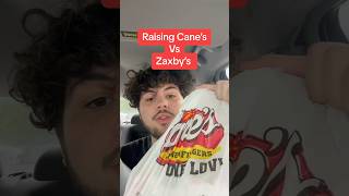 Raising Cane’s Vs Zaxby’s raisingcanes zaxbys foodreview shorts [upl. by Anicart]