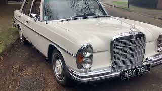 MERCEDES 280SE 35 1972 L REG GENUINE 74000 MILES UK CAR HISTORY FROM NEW [upl. by Arev869]