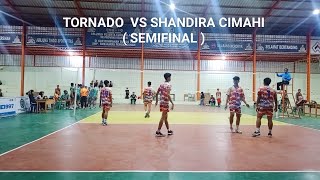 TORNADO VS SHANDIRA CIMAHI  SET 2  SEMIFINAL TURNAMEN BOLA VOLI ANTAR KLUB KU 2008 KHS CUP 2024 [upl. by Aciamaj]