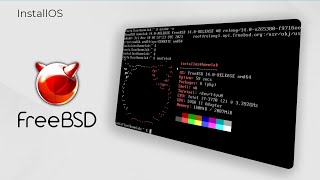 Installing FreeBSD  InstallOS [upl. by Aneryc393]