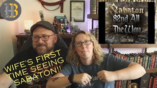 HusbandWife react to  SABATON  82nd All The Way ft Amaranthe Live  The Great Tour  Oslo [upl. by Aernda]