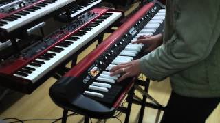 KORG SV1 88 REVERSE DEMO RHODES NA CLASSIC KEYBOARDS [upl. by Zeculon642]