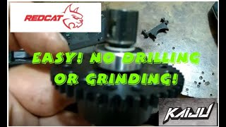 Redcat Kaiju Steel Spur conversion Easy bolt on solution [upl. by Ahsied]