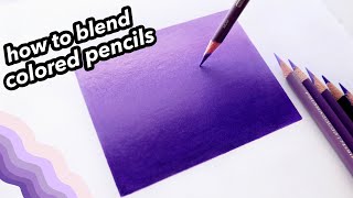 How To Blend Colored Pencils [upl. by Nayab]