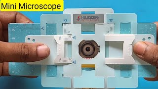 Smallest microscope in World  How to Assemble Foldscope  Foldscope [upl. by Nereids]