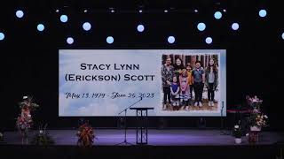 Stacy Lynn Erickson Scott Funeral [upl. by Niowtna643]