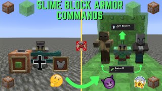 Command Block Tutorial 239 Slime Block Armor Commands in Minecraft 121 [upl. by Eceryt945]