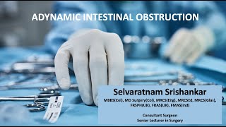 Adynamic Intestinal Obstruction [upl. by Nnairahs]