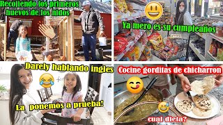 Comprando dulces para el cumple de mi hija Pintamos los nidos de las gallinas Ya pusieron huevos😃 [upl. by Hsinam737]