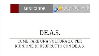 Voltura telematica per annotamento  Voltura 20 [upl. by Koy]