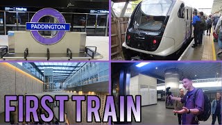 Elizabeth Line  The First Paddington to Abbey Wood Train [upl. by Oderfodog]