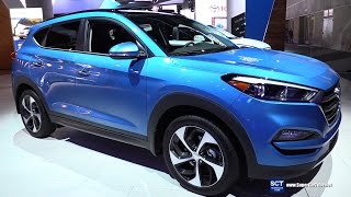 2016 Hyundai Tucson Limited 16T AWD  Exterior and interior walkaround  2015 LA Auto Show [upl. by Lemert]