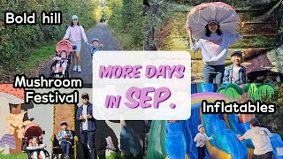 Corvallis 정착기 9월의 또다른 일상 Vlog  Bold Hill Natural Area🌳 Albany Mushroom Festival🍄 Inflatables🎈 [upl. by Clarisa]