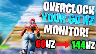 Increase Refresh rate for FREE  How to Overclock your 60Hz Monitor AMD Intel Nvidia [upl. by Beale]