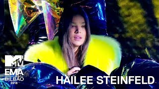 Hailee Steinfeld Performs Back to Life Live Performance  MTV EMA 2018 [upl. by Marva]