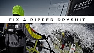 How To Fix Rips In Drysuits  Cheap And Permanent [upl. by Acinad]