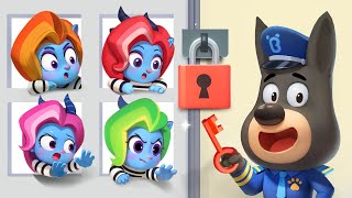 Antels Rescue Mission  Police Cartoon  Funny Cartoon  Kids Cartoon  Sheriff Labrador  BabyBus [upl. by Eizle]