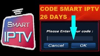 NEW CODE ACTIVATION APPLICATION SMART IPTV FOR 26 DAYS [upl. by Esinyl]