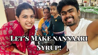 How to make Nannaari syrup at Home  Cook with Us  Diya Krishna [upl. by Nilauqcaj]