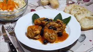 Pollo alla Cacciatora  Chicken Cacciatore  Thermomix TM31 [upl. by Kirbie]