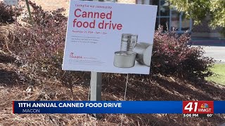 ChickfilA hosts yearly canned food drive with partnering food pantries [upl. by Llenral]