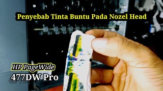 Perbaikan HP PageWide Pro 477dw Cleaning Printhead [upl. by Oiruam551]