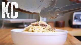 HOW TO MAKE CLASSIC CARBONARA PASTA  Pasta 101 [upl. by Blackman]