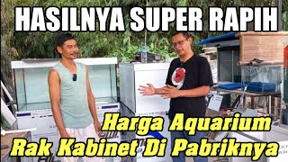 SPESIALIS AQUARIUM KABINET‼️ Update Harga Aquarium Terbaru Murah Rak Kabinet Meriah Jaya Aquarium [upl. by Dixil394]