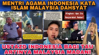 MENTRI AGAMA INDONESIA SAJA CAKAP ISLAM MALAYSIA NI DAHSYAT⁉️ternyata ini arti Malaysia madani [upl. by Ttegdirb]